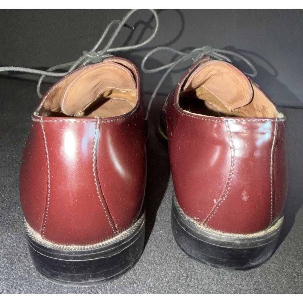 Bostonian Classics First Flex Burgundy Leather Dress Shoes Mens Size 10